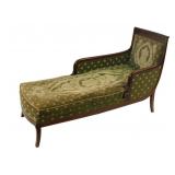 Vintage and Fine Quality Upholstered Recamier.