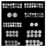 NUMISMATICS. Waling Liberty, Mercury and Barber