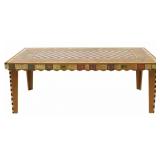 Sticks Furniture Paint Decorated Dining Table.