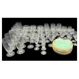 GROUPING of BACCARAT Glasses & Plates.