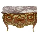 Fine Louis XV Style Bronze Mounted Commode.