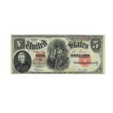 Series 1907 $5 1907 $5 Legal Tender Wood Chopper