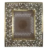 Large Bradley & Hubbard Gilt Metal Floral Frame.