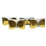 TOBIA SCARPA Set of (4) Midcentury Sconces.