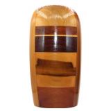 Paul La Montagne Wood Vase.