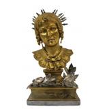 MANZONI Bronze Bust.
