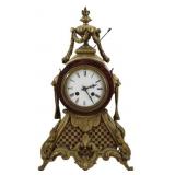 Fine Antique French Bronze Mounted Marble Clock.