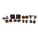 JEWELRY. Collection of Silver Cufflinks Inc Yurman
