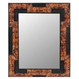 Vintage Faux Tortoise Shell Mirror.