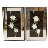 Pair of Signed Harris Strong Ceramic & Glass