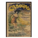 French Framed Cherbourg Poster by Pal.