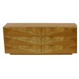 GIORGIO COLLECTION  Maple Multi Drawer Dresser.