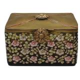 Gilt Metal Mounted Multi-Color Enamel Decorated
