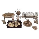 SILVER. Collection of Silver Miniature Objects.