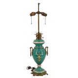 Sevres Style Bronze Mounted Porcelain Lamp.