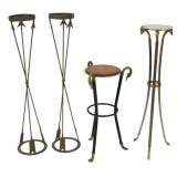Lot of Assorted Vintage Pedestals.