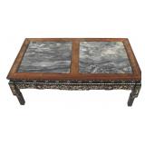 Antique Chinese Hardwood Coffee Table with