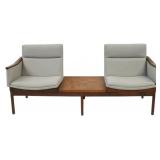 After Adrian Pearsall Settee Table Combo.