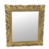 Antique Finely Carved Giltwood Fame as a Mirror.
