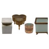 (4) Glass and Metal Mounted Boxes.