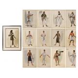 VINTAGE EGYPTIAN MOVIE COSTUME DESIGNS [13 WORKS].