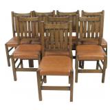 VOORHEES Craftsman set of 8 Arts & Crafts Style