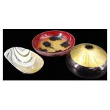 3 Pieces of Modern Italian Art Glass.