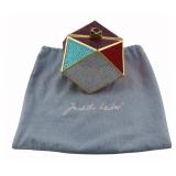 COUTURE. Judith Leiber Crystal Minaudiere.