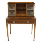 Antique Mahogany Vitrine / Ladies Desk.