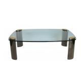 After Karl Springer Vintage Coffee Table.
