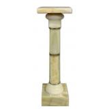 Antique Bronze Mounted Alabaster Pedestal