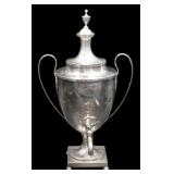 SILVER. Ball, Black & Co. Coin Silver Urn.