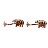 JEWELRY. Noemie 18kt Gold and Diamond Elephant