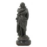 Unsigned  Bronze Sculpture of Shakespeare.