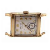 JEWELRY. Vintage Gruen Veri-Thin 14kt Gold Watch.