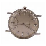 JEWELRY. Vintage Longines 14kt Gold Diamond Watch.
