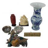 Grouping of Various Chinese and Italian Objects.