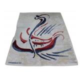 "Purple Haze" Carpet Signed J.Hendrix.