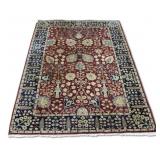 Vintage And Finely Hand Knotted Carpet