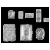 SILVER. Collection of (8) Silver Objects.