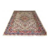 Vintage And Finely Hand Knotted Carpet