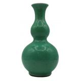 Chinese Qing Dynasty Apple Green Double Gourd