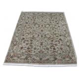 Vintage And Finely Hand Knotted Carpet.