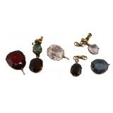 JEWELRY. Collection of (7) Assorted Colored Gems.