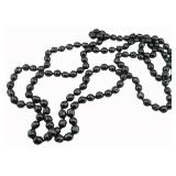 COUTURE. Chanel 64" Faux Tahitian Pearl Necklace.