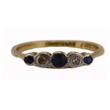 JEWELRY. 18ct Gold, Platinum, Gem and Diamond