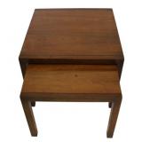 Pair of Possibly Dunbar Teak Side Tables.