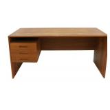 Vintage Blonde Wood Desk.