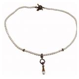 JEWELRY. Jane Bohan Sterling 14kt Gold Pearl and