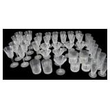 Large Group of Baccarat Glasses (42)